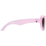 Polarized Heart Sunglasses in Frosted Pink, Ages 0-2