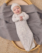 Bamboo Baby Gown + Hat Set Cloud Floral