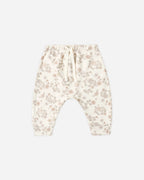 Drawstring Pant Floral Vine