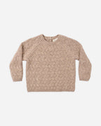 Knit Sweater Heathered Almond