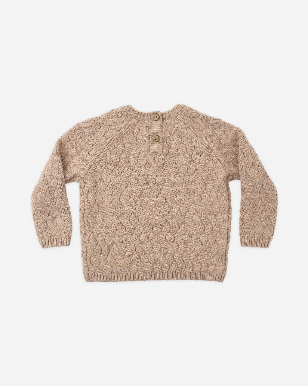 Knit Sweater Heathered Almond