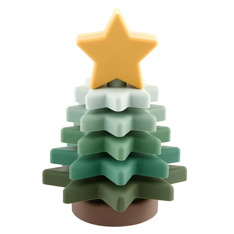Silicone Christmas Tree Stacking Toy