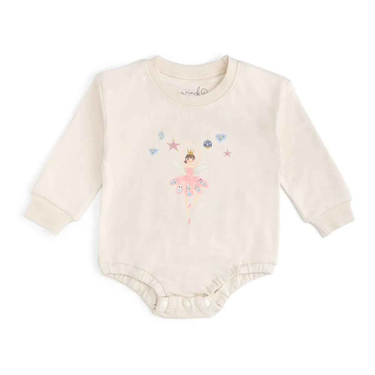 Nutcracker Girlie Christmas Long Sleeve Romper
