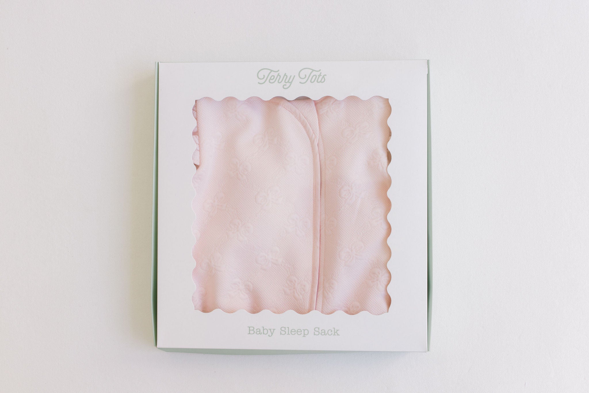 Sleep Sack- Pink Jacquard Bows