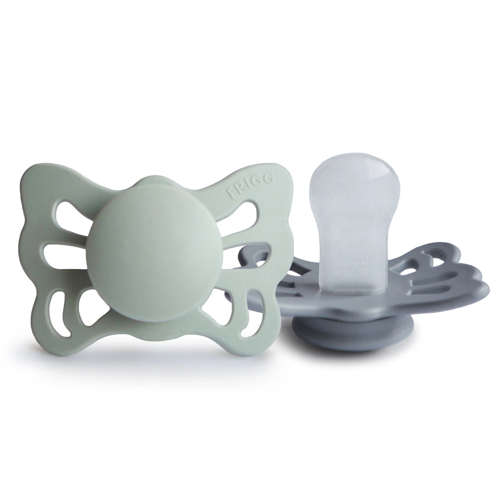 FRIGG Butterfly Anatomical Silicone Pacifier 2-Pack