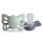 FRIGG Butterfly Anatomical Silicone Pacifier 2-Pack
