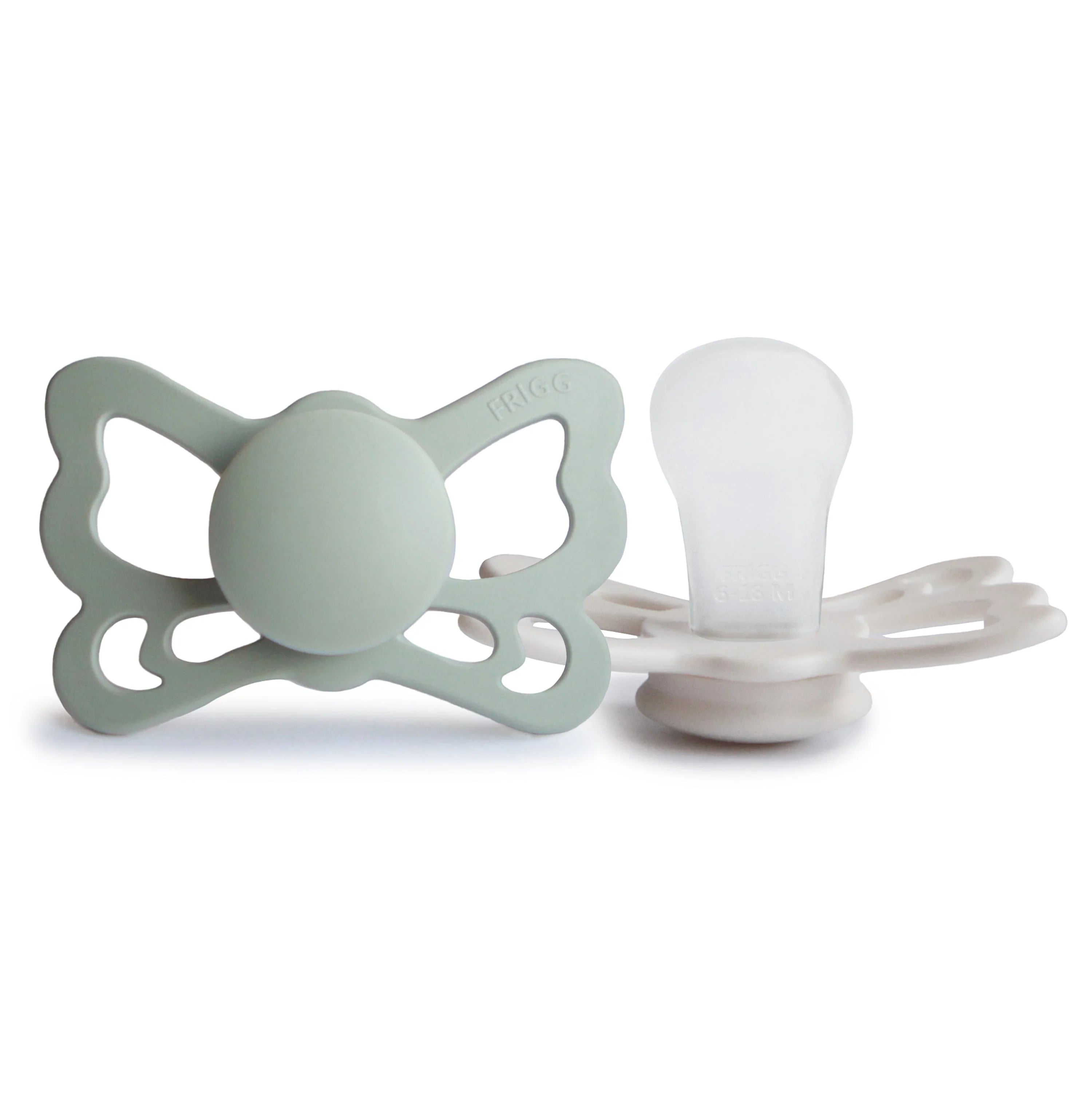 FRIGG Butterfly Anatomical Silicone Pacifier 2-Pack