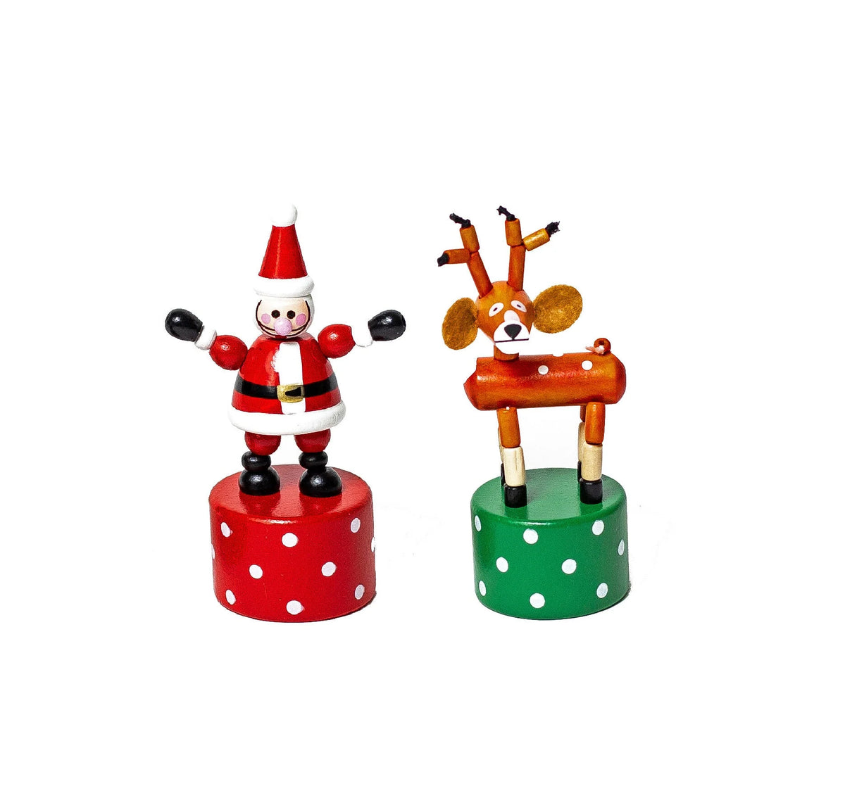 Push Puppet Santa or Reindeer