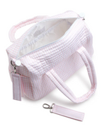Quilted Stroller Bag- Pimlico Stripe Pink