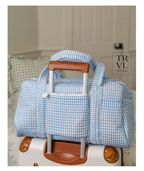 Quilted Stroller Bag- Pimlico Stripe Blue