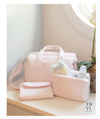 Quilted Stroller Bag- Pimlico Stripe Pink