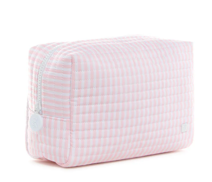 Quilted Everyday Bag- Pimlico Stripe Pink
