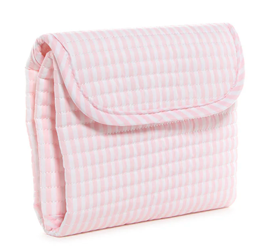 Quilted Changing Mat- Pimlico Stripe Pink