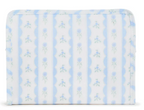 Roadie Medium Zip Pouch- Ribbon Floral Blue