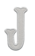 Letter Appliqués- White Canvas