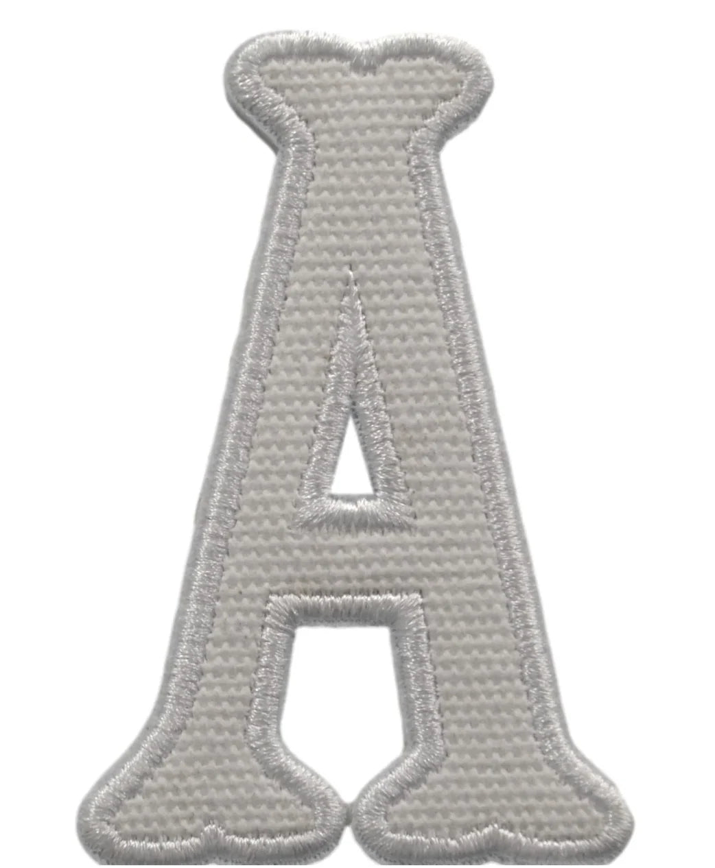 Letter Appliqués- White Canvas
