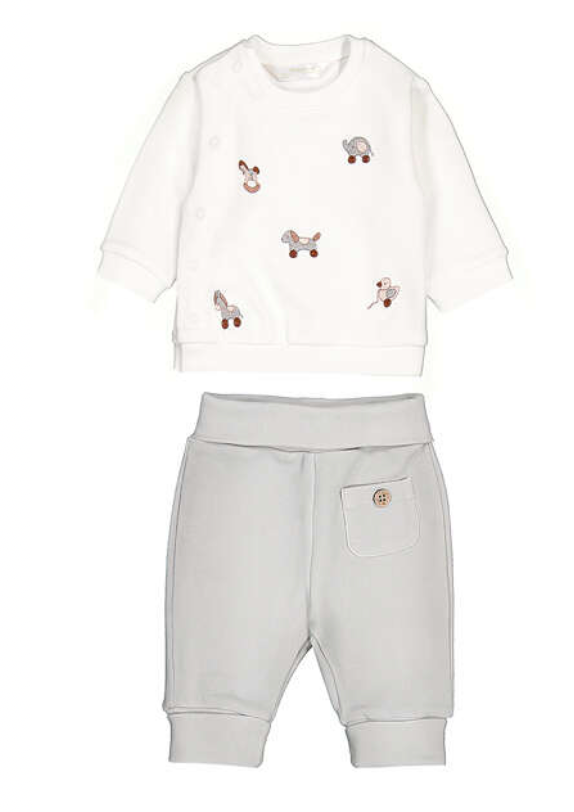 Rolling Toy Print Sweatshirt and Joggers Set