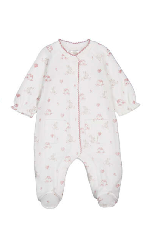 Floral Footed Pajamas
