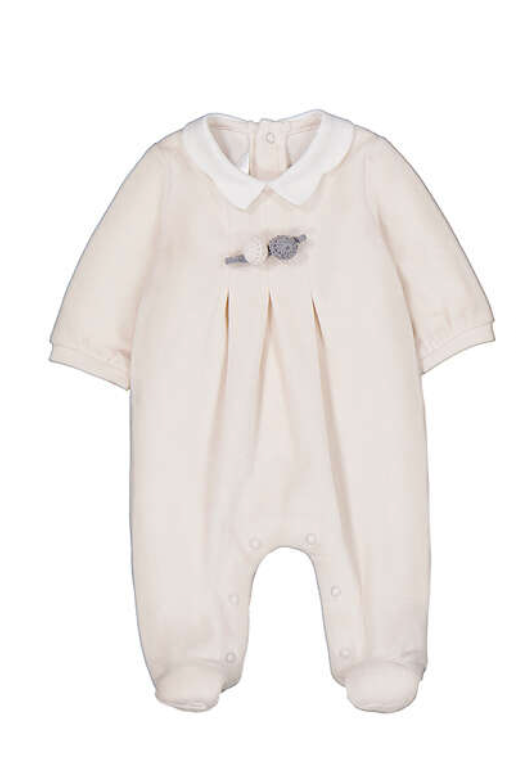 PomPom Velour Footie