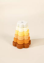 Set of 6 Silicone Stackable Flowers