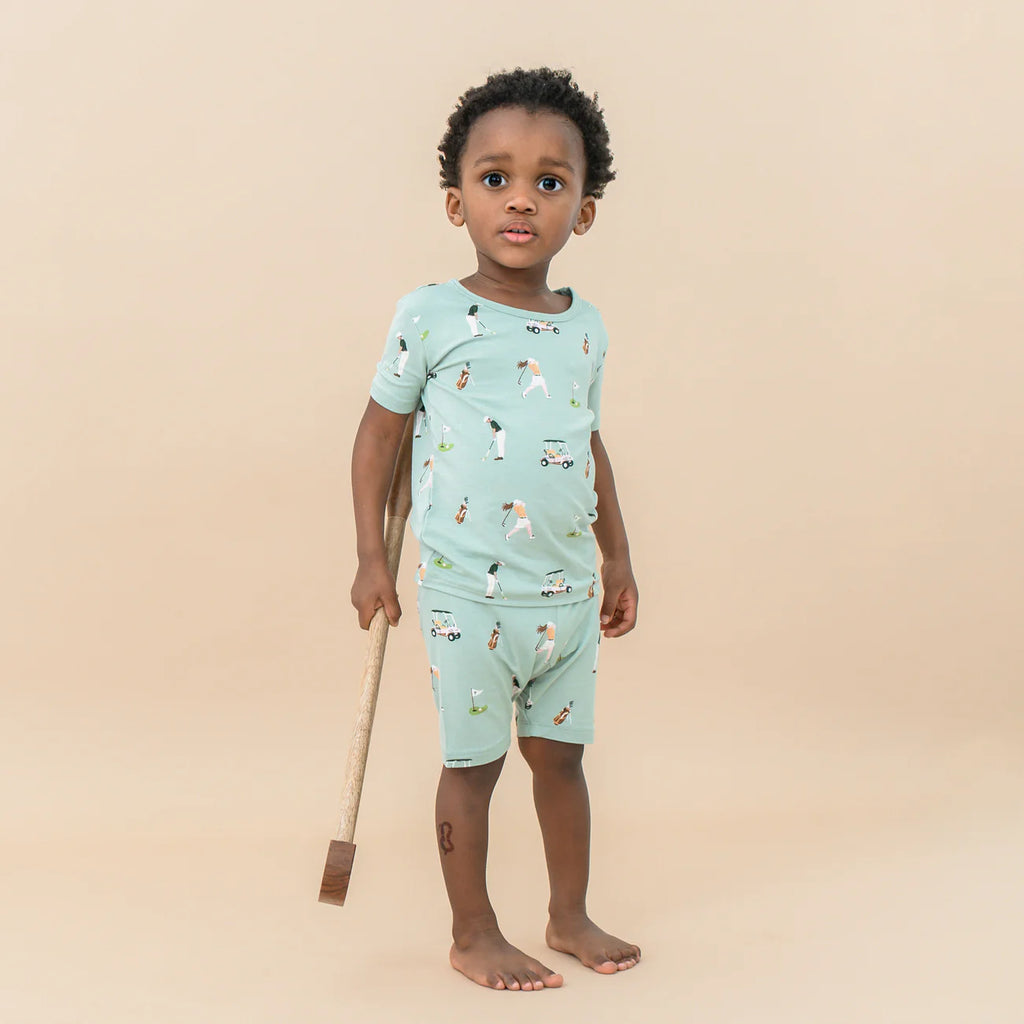 Short Sleeve Pajamas in Golf