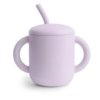 Silicone Training Cup + Straw