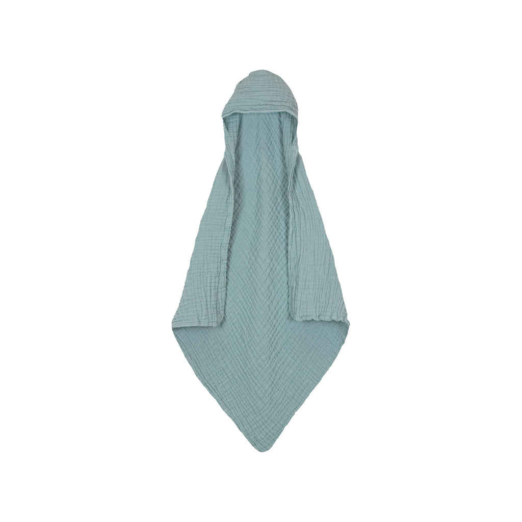 Infant Hooded Towel- Steel