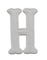 Letter Appliqués- White Canvas