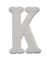 Letter Appliqués- White Canvas