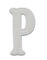 Letter Appliqués- White Canvas