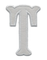 Letter Appliqués- White Canvas