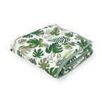 Original Cotton Muslin Quilt- Tropical Leaf