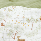 Original Cotton Muslin Quilt- Woodland Friends