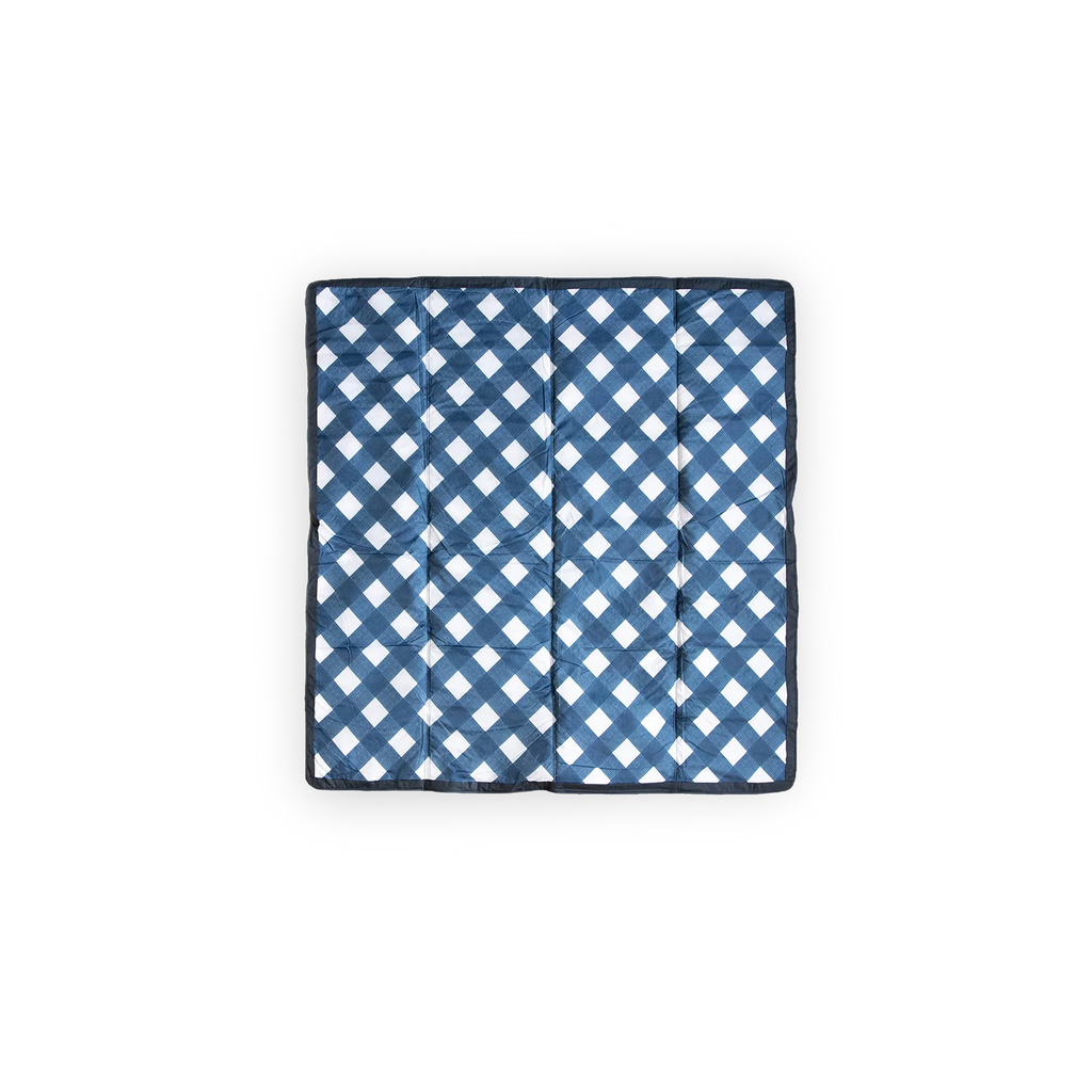 Outdoor Blanket- Navy Plaid