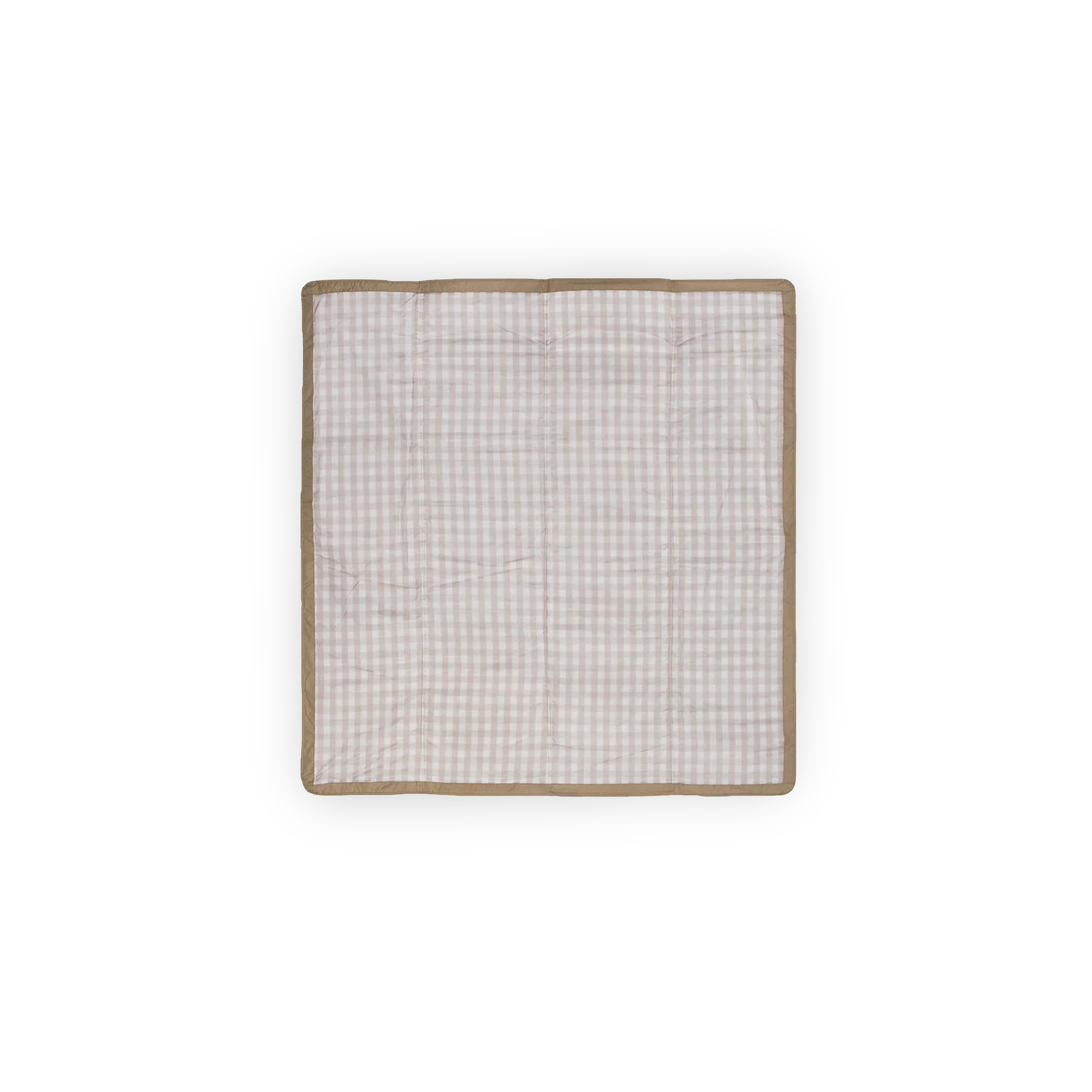 Outdoor Blanket- Beige Buffalo Check