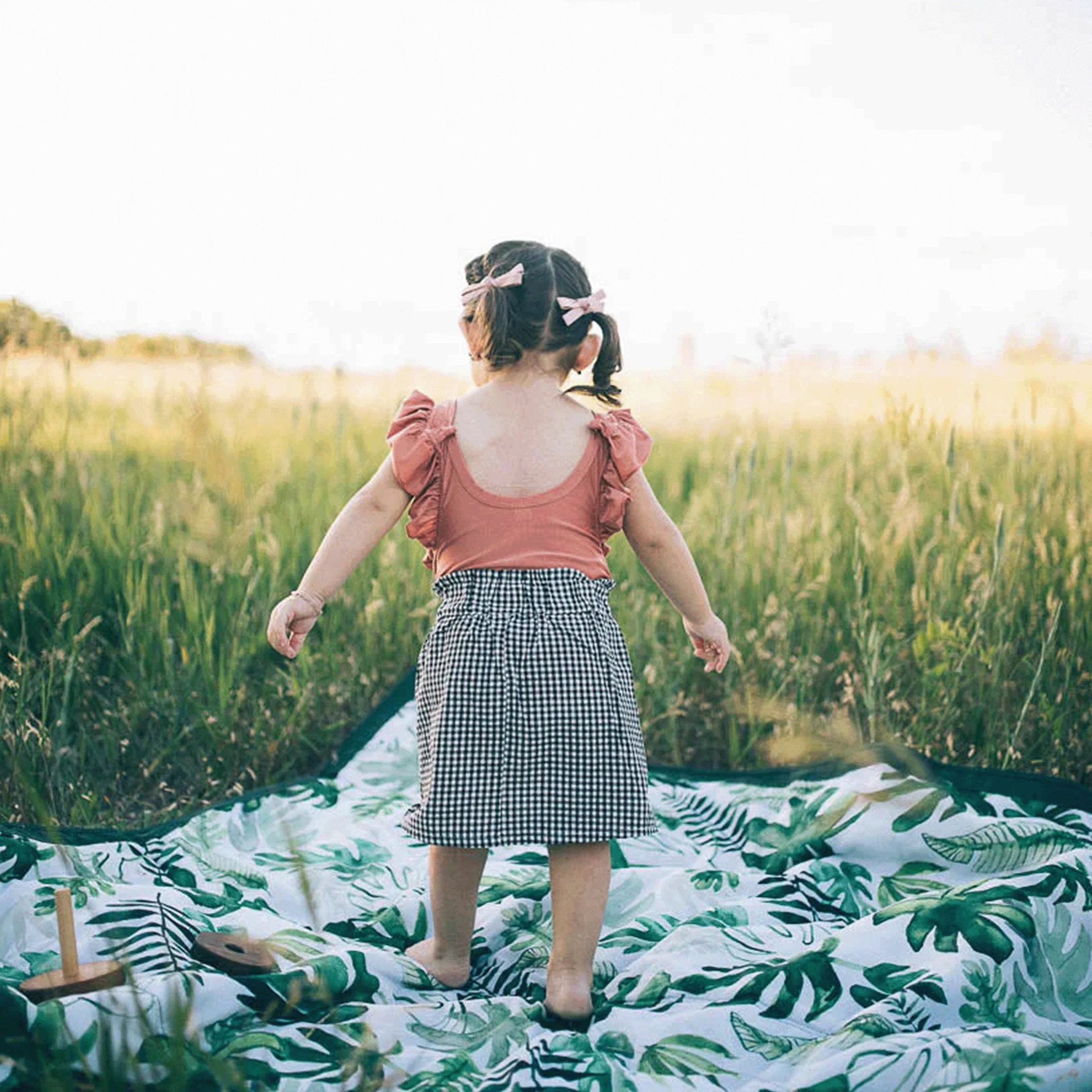 Outdoor Blanket- Tropical Lead