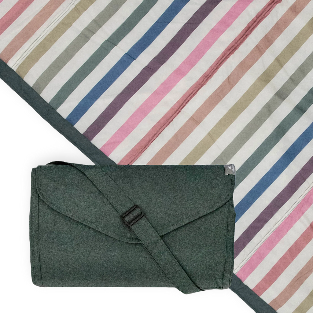 Outdoor Blanket- Chroma Rugby Stripe