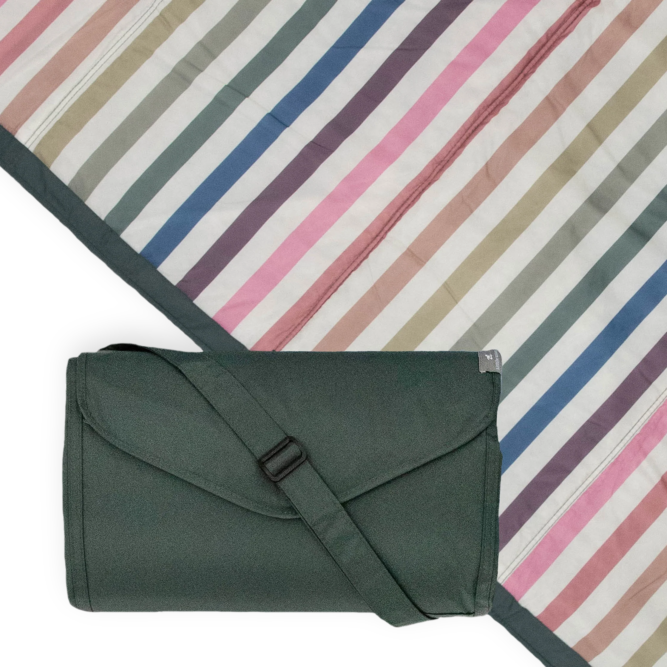 Outdoor Blanket- Chroma Rugby Stripe