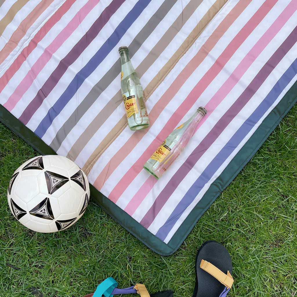 Outdoor Blanket- Chroma Rugby Stripe