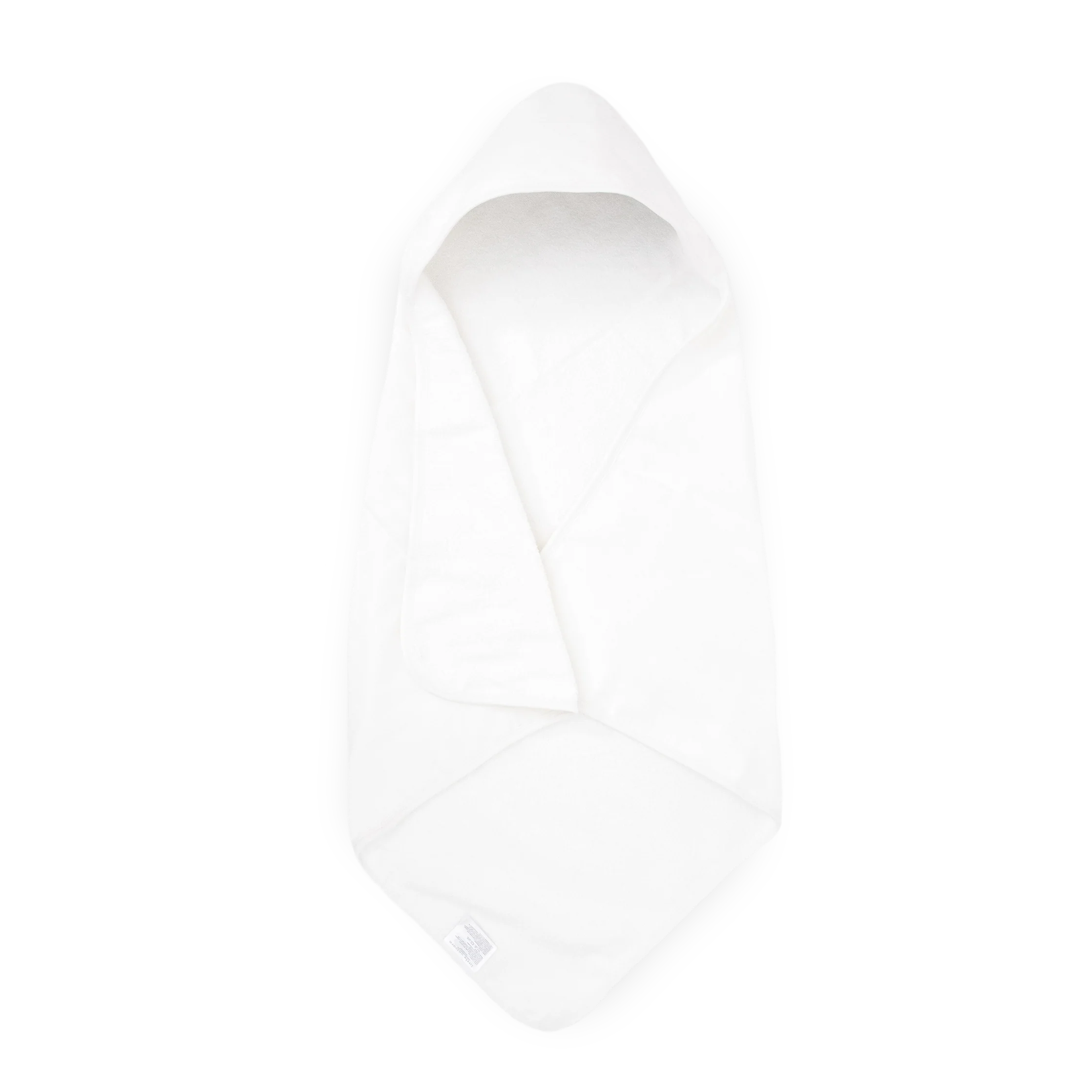 Cotton Infant Hooded Towel- White