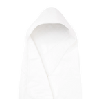 Cotton Infant Hooded Towel- White