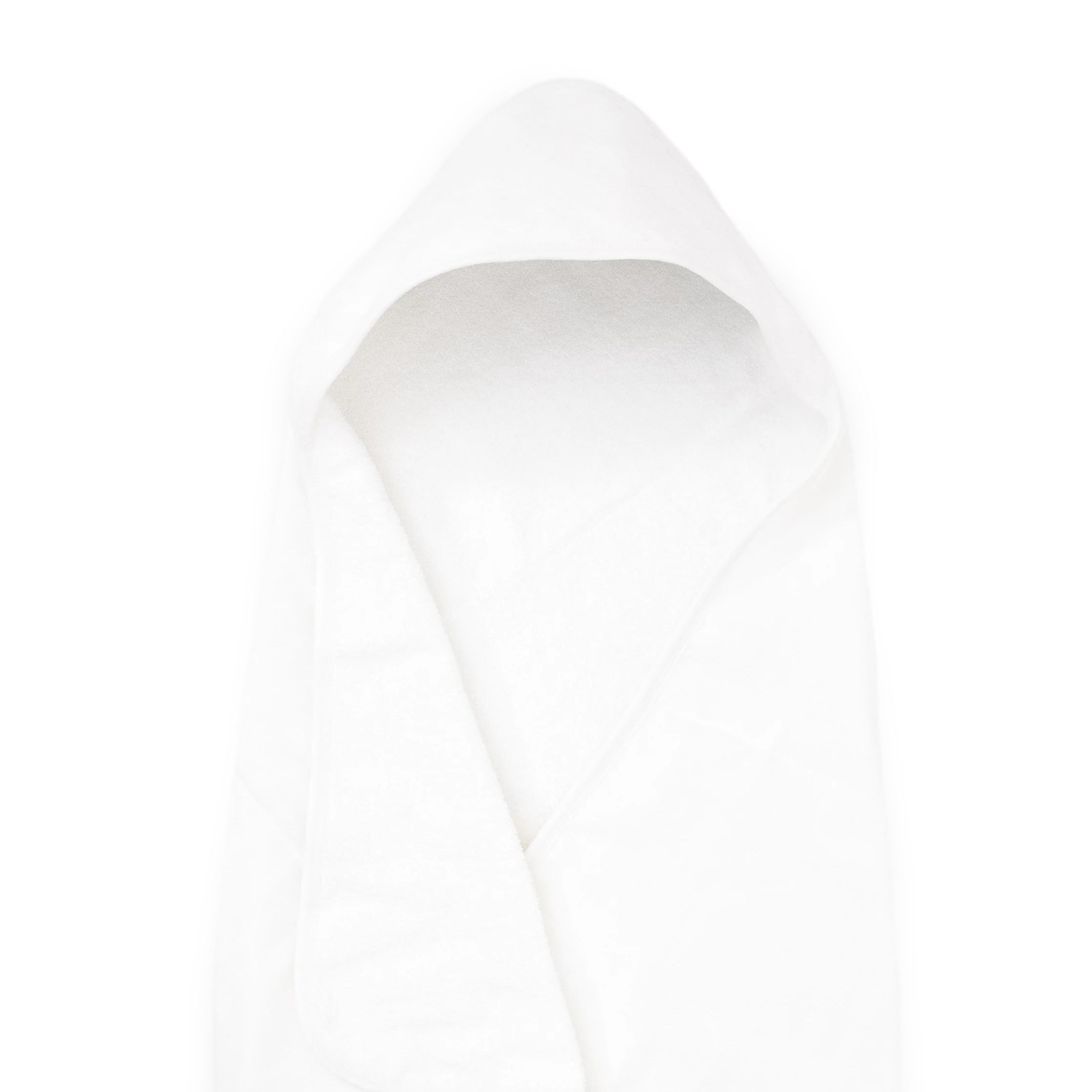 Cotton Infant Hooded Towel- White