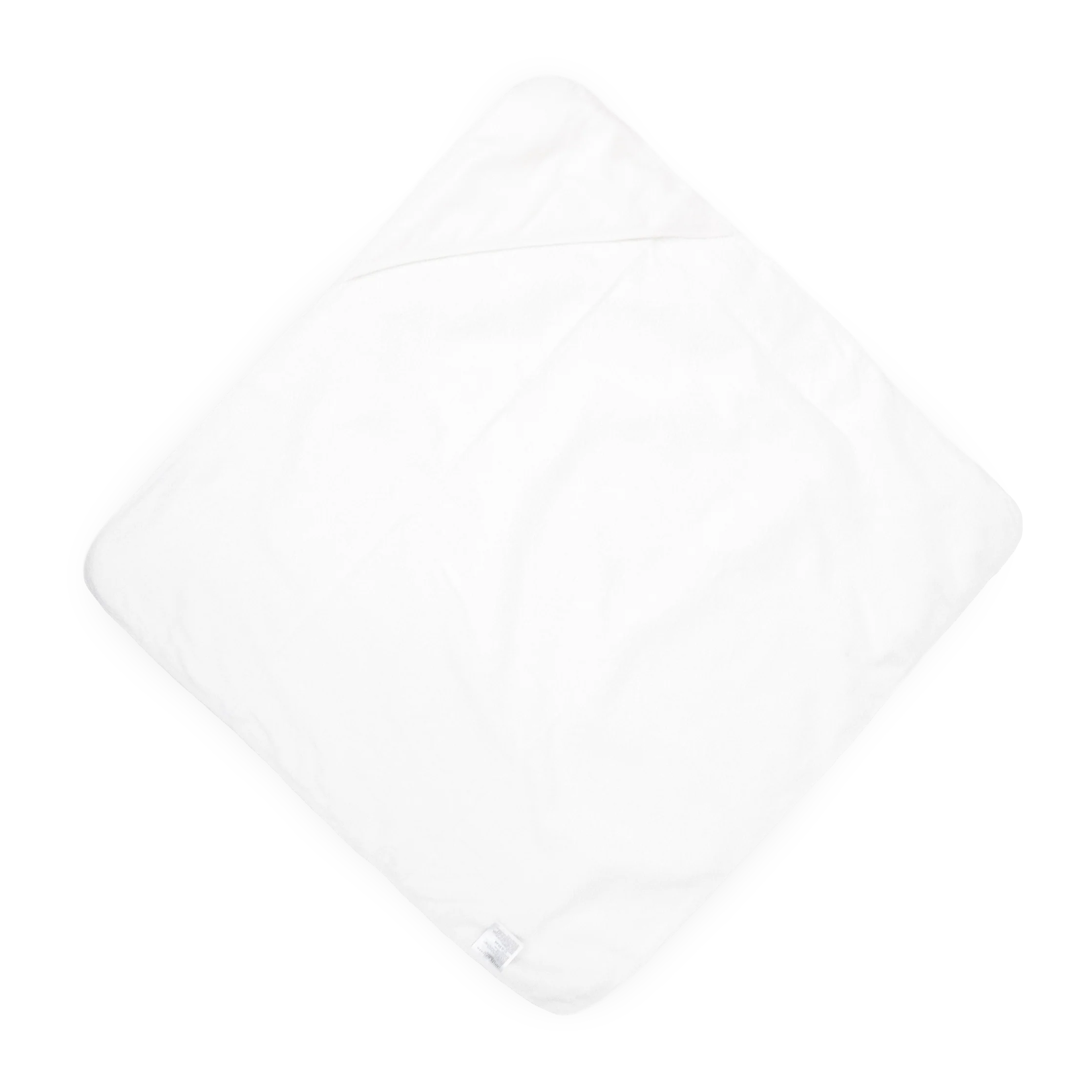 Cotton Infant Hooded Towel- White
