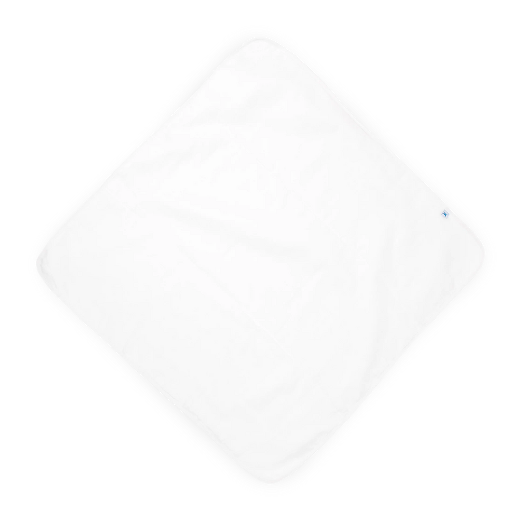 Cotton Infant Hooded Towel- White