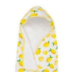 Cotton Hooded Infant Towel- Lemon