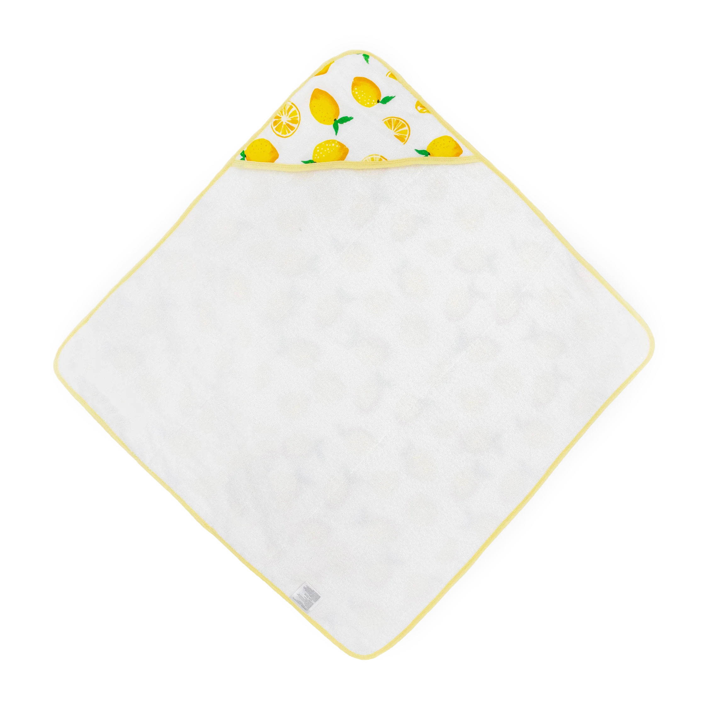 Cotton Hooded Infant Towel- Lemon