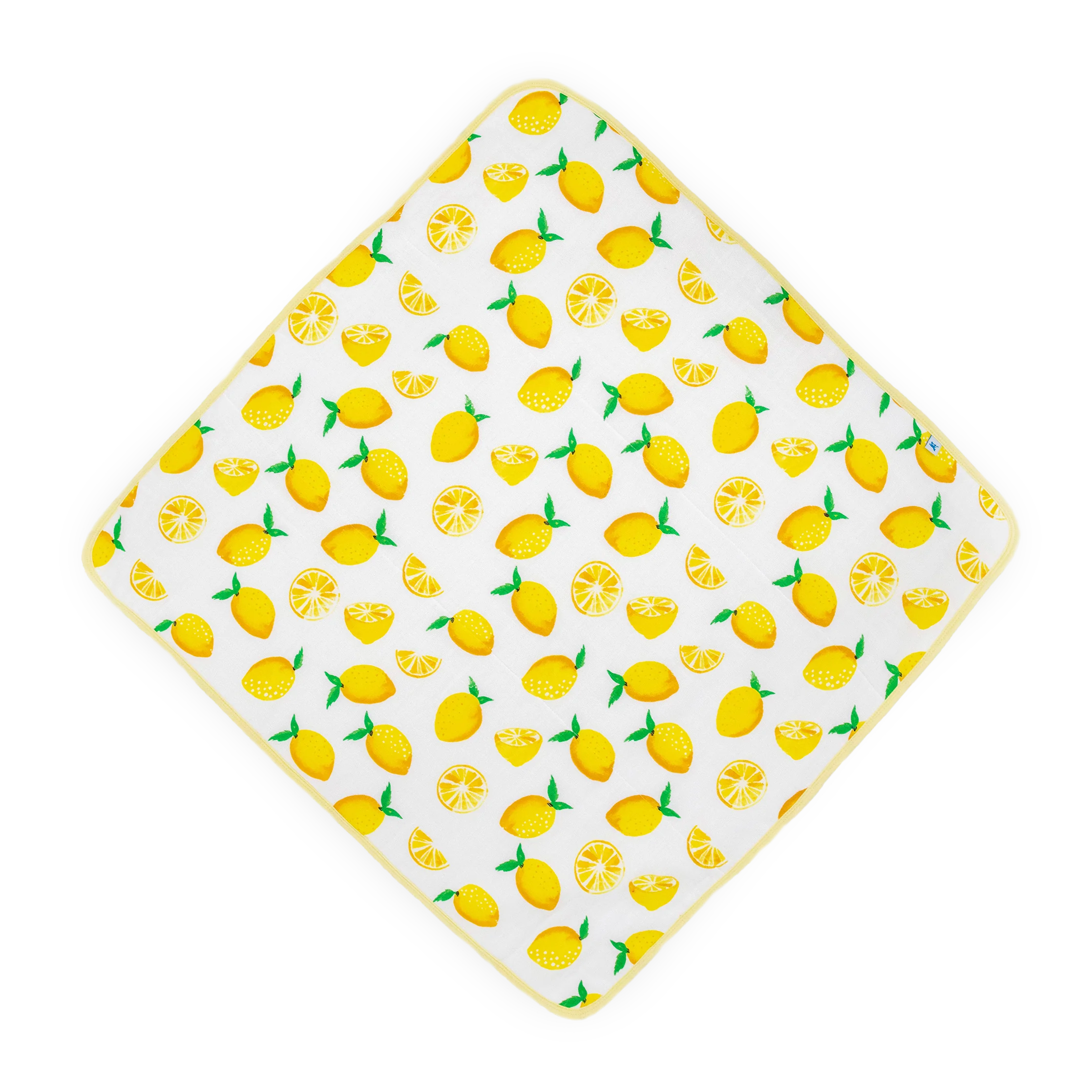 Cotton Hooded Infant Towel- Lemon
