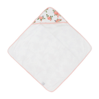 Cotton Hooded Infant Towel- Watercolor Roses