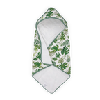 Cotton Hooded Infant Towel- Tropical Leaf