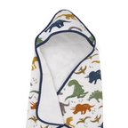 Cotton Infant Hooded Towel- Dino Friends